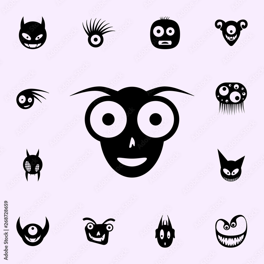 monster icon. monsters icons universal set for web and mobile monster icon. monsters icons universal set for web and mobile