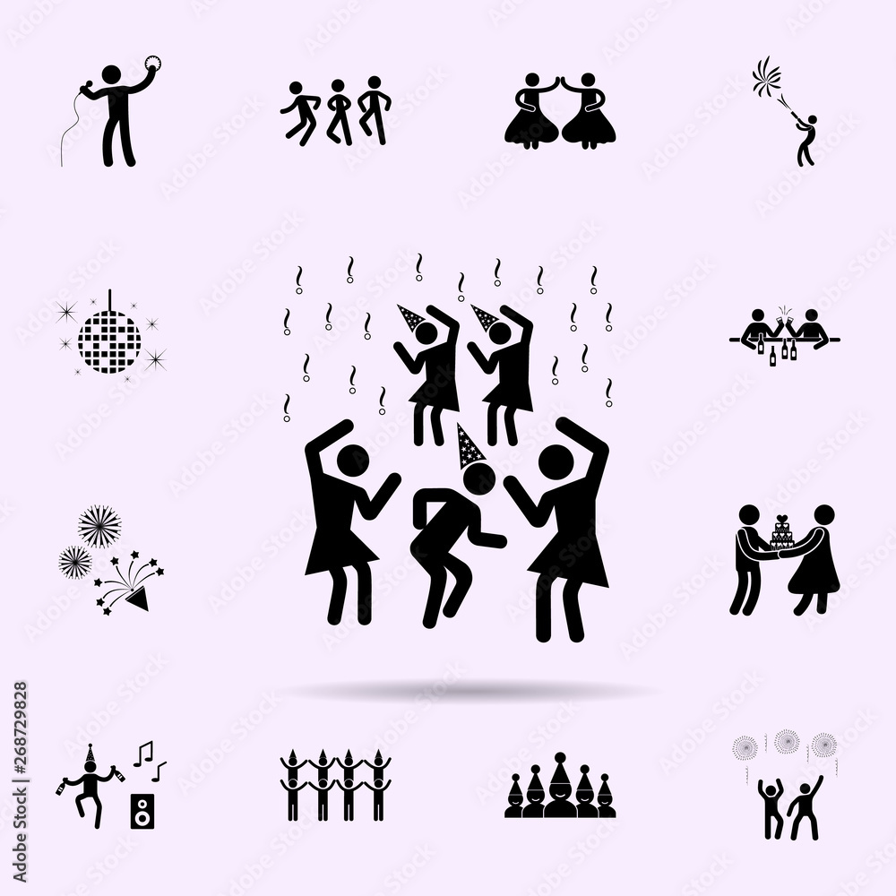 party icon. Party icons universal set for web and mobile party icon. Party icons universal set for web and mobile