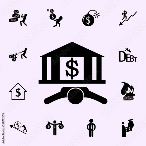 bank icon. Profit icons universal set for web and mobile