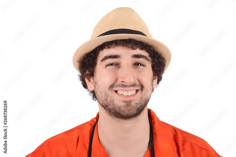 Portrait of a young latin man.