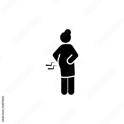 Pain, mother, maternal, baby icon. Element of maternity icon. Premium quality graphic design icon. Signs and symbols collection icon for websites, web design, mobile app