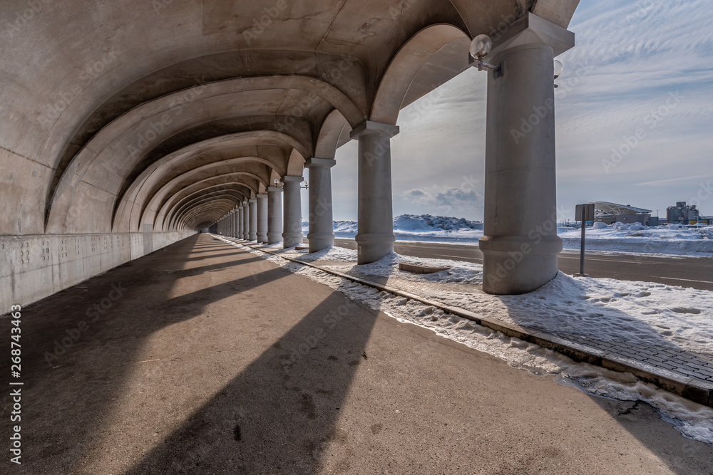 Wakkanai North Breakwater Dome in Japan