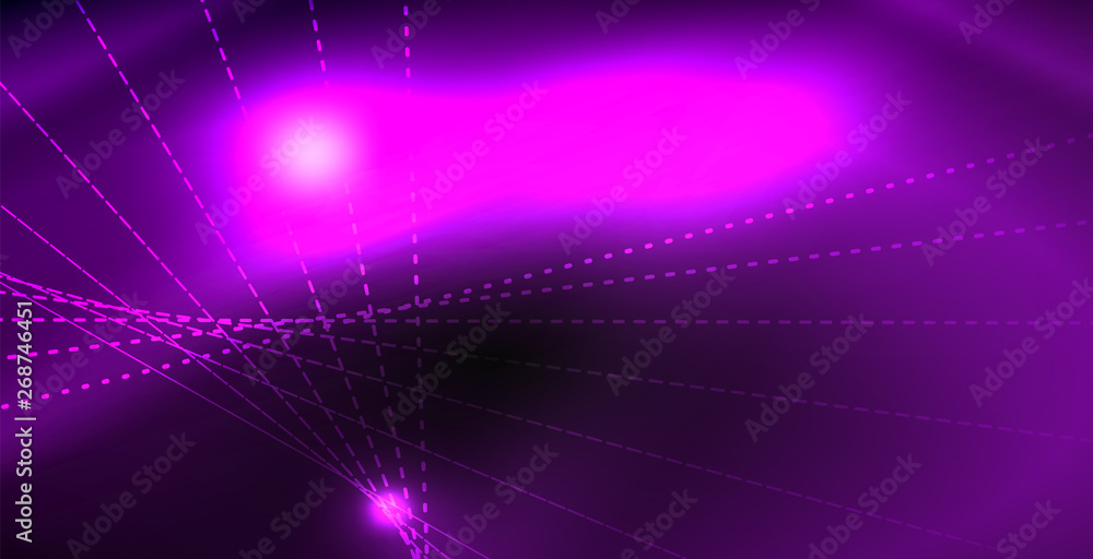 Glossy shiny glowing neon waves Glossy shiny glowing neon waves