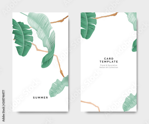 Minimalist botanical card t...