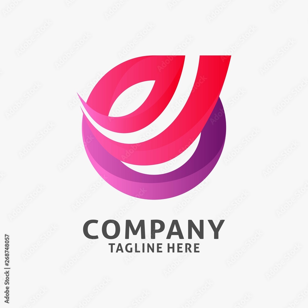 Letter O business logo design. circle logo inspiration Letter O business logo design. circle logo inspiration