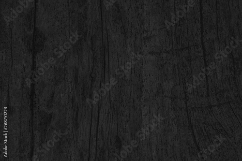 Wood texture background. Black surface of wooden blank for design