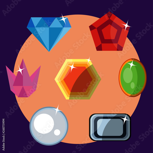 joyas flat vector