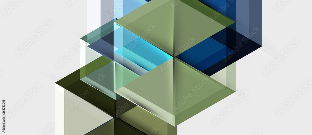 Bright color hexagon geometrical composition background, business presentation template Bright color hexagon geometrical composition background, business presentation template