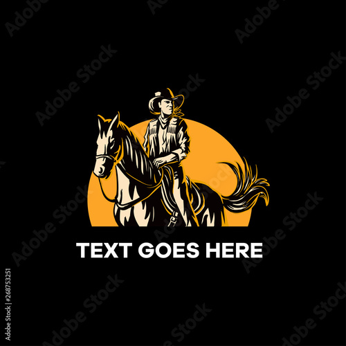 cowboy and horse