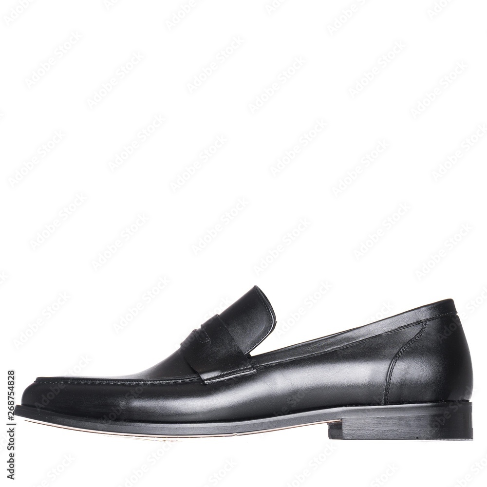 Men classic elegance shoes white isolated background Men classic elegance shoes white isolated background