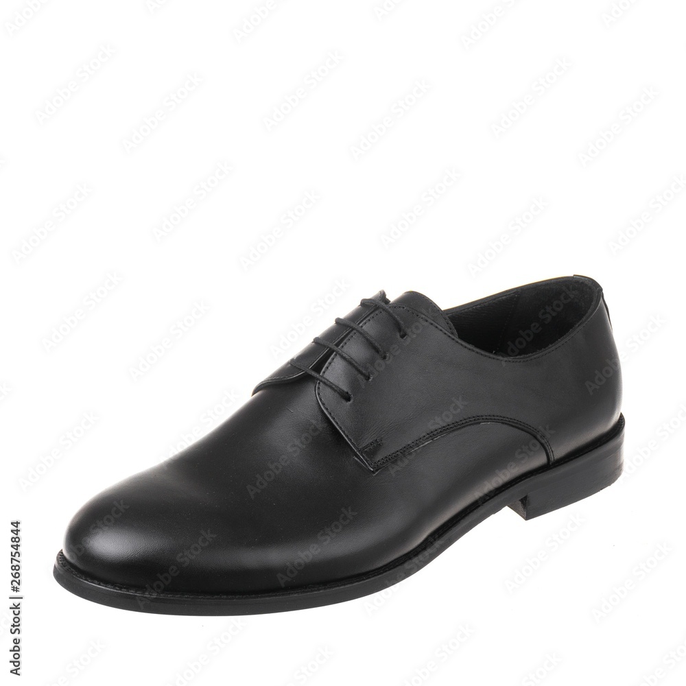 Men classic elegance shoes white isolated background Men classic elegance shoes white isolated background