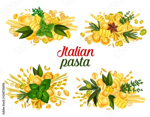 Italian pasta restaurant cooking spices