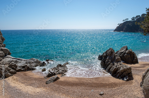 The creek llorell by the way of round, Tossa de mar photo