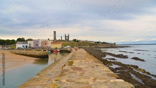 Wallpaper Mural Pier at St. Andrew, Scotland Torontodigital.ca