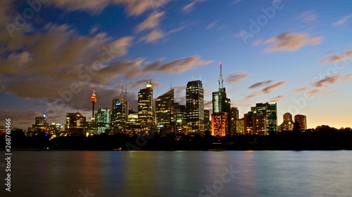 Wallpaper Mural City at dusk, Sydney< Australia Torontodigital.ca