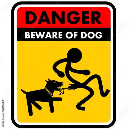 Danger beware of dog