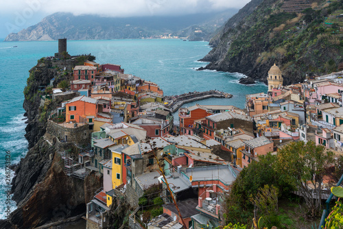 Vernazza village, Cinque Terre, Italy © Noradoa