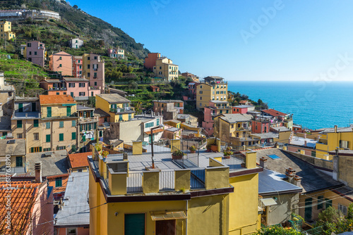 Riomaggiore village, Cinque Terre, Italy © Noradoa