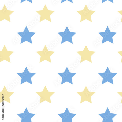 Star seamless pattern.Design template for wallpaper fabric wrapping textile