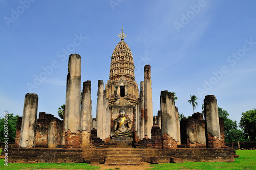 Wat Phra Sri Rattana Mahathat in Si Satchanalai historical park  Northern of Thailand