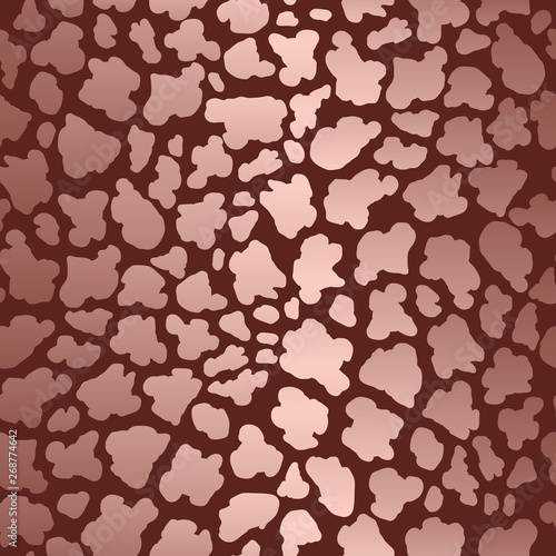 Spotted animal skin. Fashion seamless pattern for trandy textile prints, wallpaper, wrapping. Animal background effect.