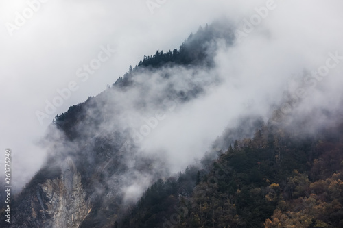 mountain in fog in China © 06photo