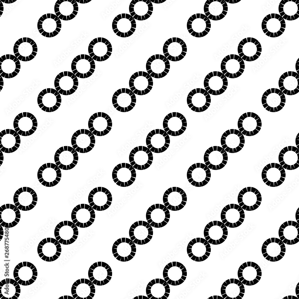 Fototapeta premium Polka dots seamless pattern. Mosaic of ethnic figures. Patterned texture. Geometric background. Can be used for wallpaper, textile, invitation card, wrapping, web page background.