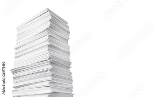 Huge paper stack