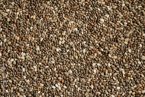 Chia seed texture. Solid pattern background.