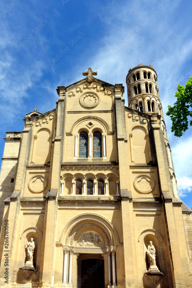 The St. Théodorit cathedral at Uzès