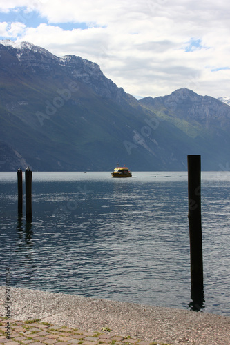 Garda Lake Ferry in May