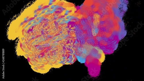 Abstract motion background seamless looped animation, is transparent with alpha channel. ProRes 4444 with transparency so you can put this video over top of anything.