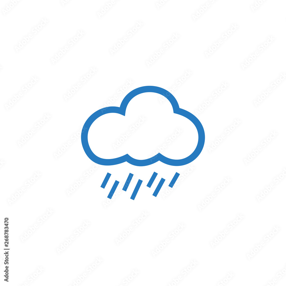 Weather and cloud icon vector Weather and cloud icon vector