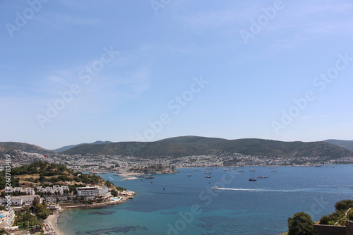 Blick auf den Hafen und die Burg in Bodrum