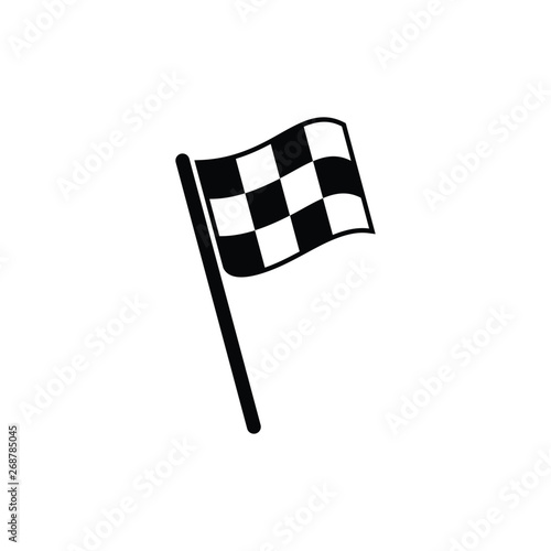 Racing Flag Icon vector