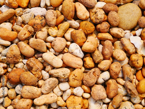 brown pebbles stone texture background