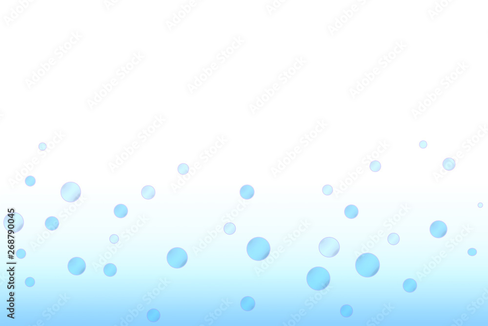 Illustration of splash or carbonate.  水しぶきまたは炭酸のイラスト