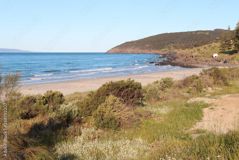 littoral in penneshaw on kangaroo island (australia)