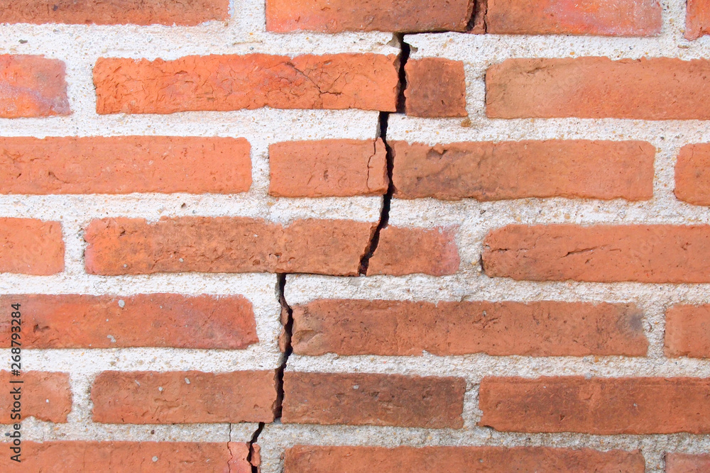 Obraz premium brown brick wall texture background