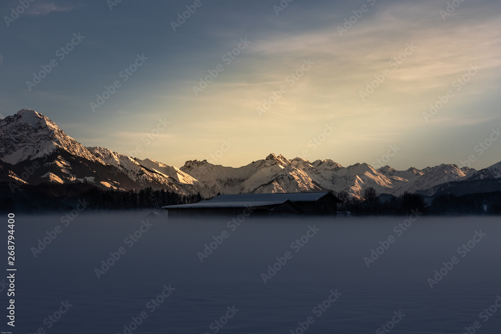 Winter in den Allgäuer Bergen