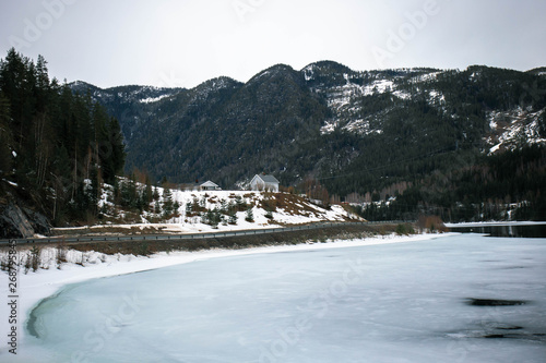 winter in the mountains