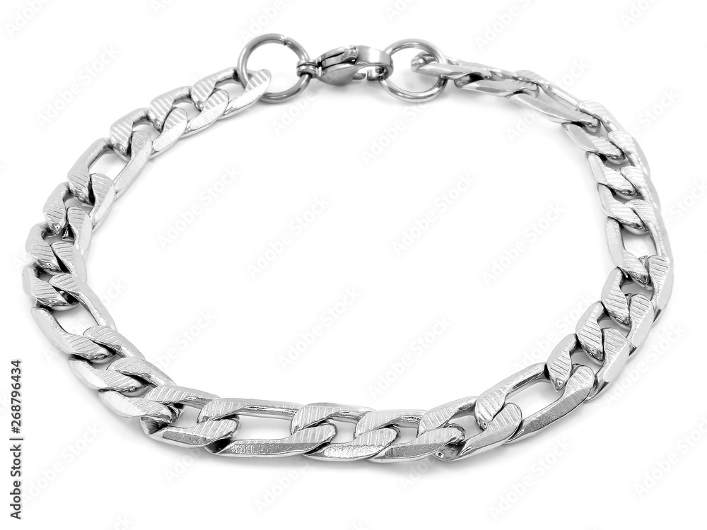 Jewelry silver bracelet. Stainless steel Jewelry silver bracelet. Stainless steel