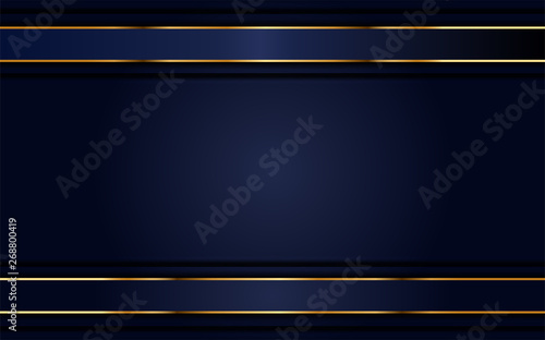 modern navy background with light golden lines