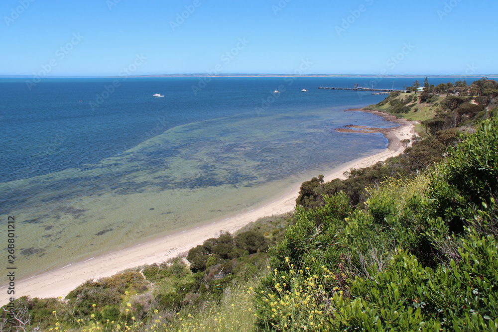 littoral in Kingscote on kangaroo island (australia)
