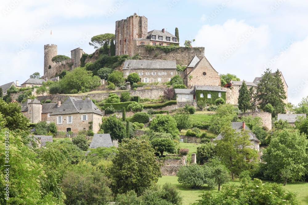 Village of Turenne in Correze, one of the most beautiful village in France