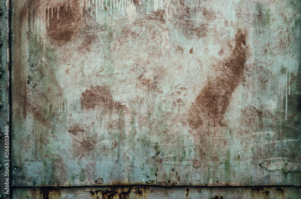 Texture of metal in wall Texture of metal in wall