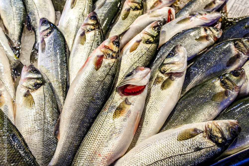 Fototapeta premium italian fish market