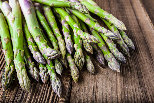 Close-up of asparagus for salad, vegetarian food concept