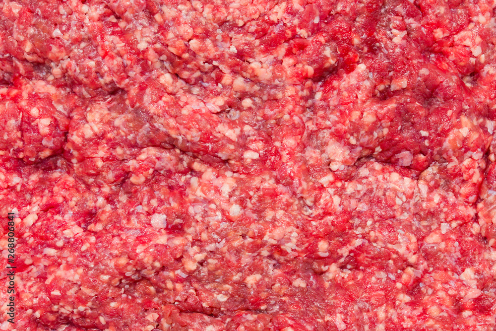 Raw chopped meat isolated on white background. Raw chopped meat isolated on white background.