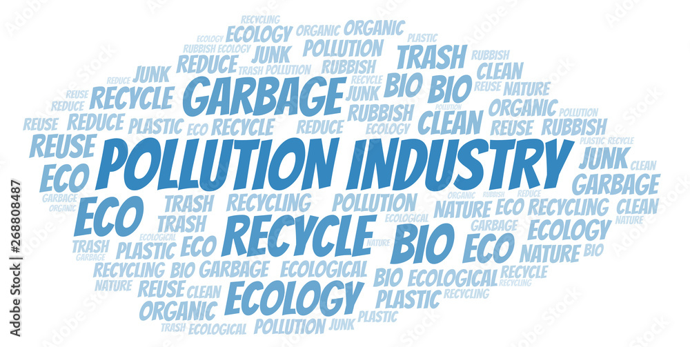 Pollution Industry word cloud. Pollution Industry word cloud.